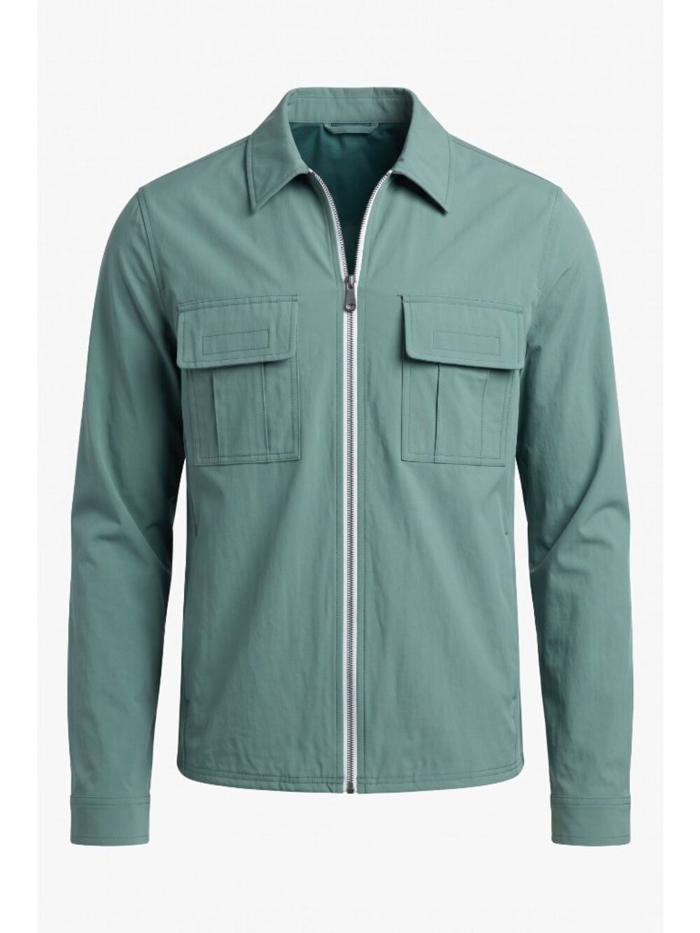 Michael Kors KorsXTech Mens XL Green Nylon Water Repellent Full Zip Jacket NEW